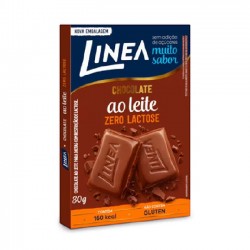 Barra de Chocolate ao Leite Zero Lactose Línea 30 gr